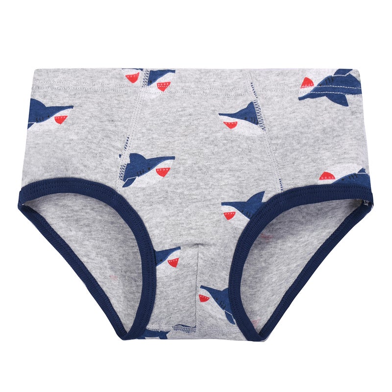 Cczmfeas Boys All Cotton Briefs Underwear Toddler Panties Pack of 6 (9-10 Years, B) - Image 5